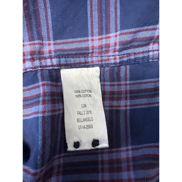 Untuckit Mens Plaid Button-Down Long Sleeve Casual Fit Shirt Size XXL - Picture 7 of 9